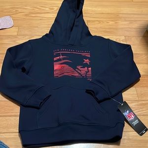 NFL Navy and Red Kids Hoodie